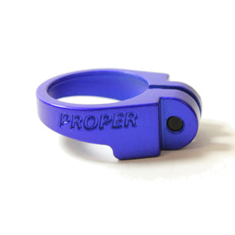 PROPER MICROLITE CR-MO SEATCLAMP, FLAT BLUE