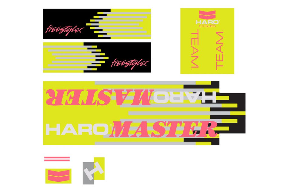 Haro 1987 Master replacement decals