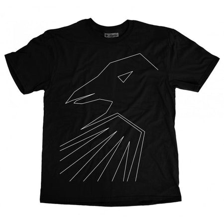 Shadow Thin Line T-Shirt - Black