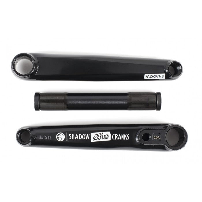 Shadow Odin 22mm Cranks - Black