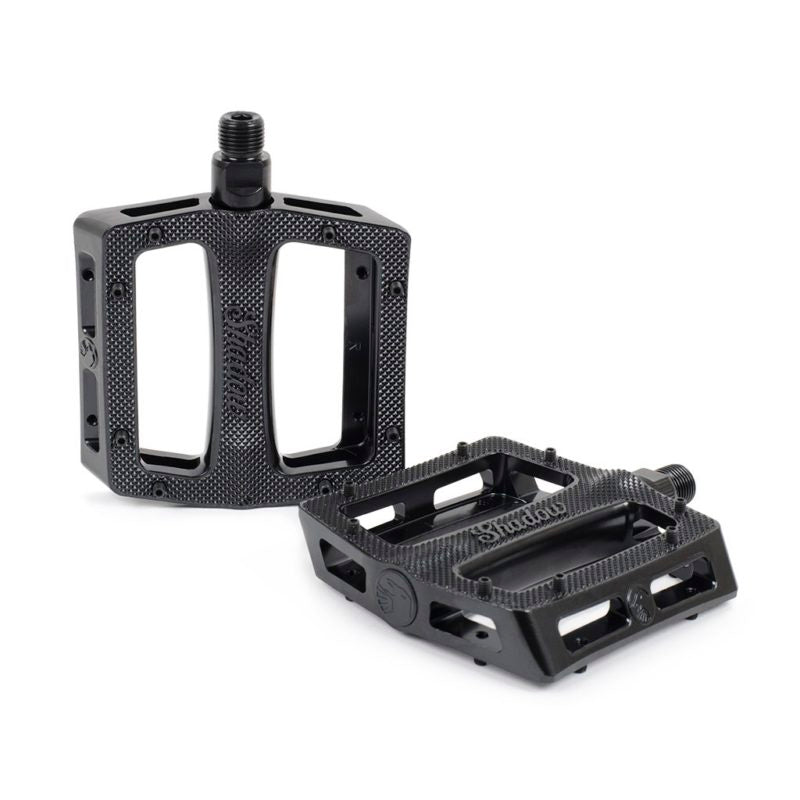Shadow Metal Alloy Pedals - Black 9/16"
