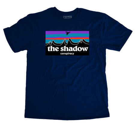 Shadow Out There T-Shirt - Navy Blue