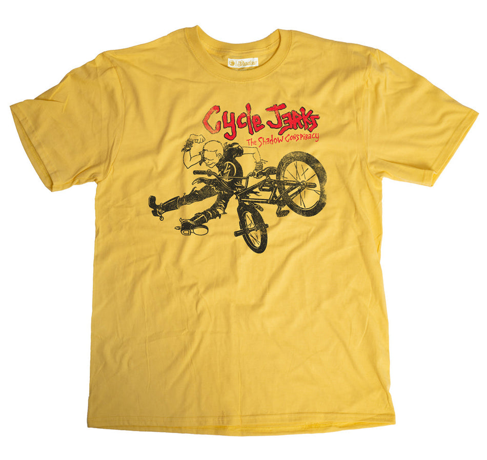 Shadow Cycle Jerks T-Shirt - Lemon Zest