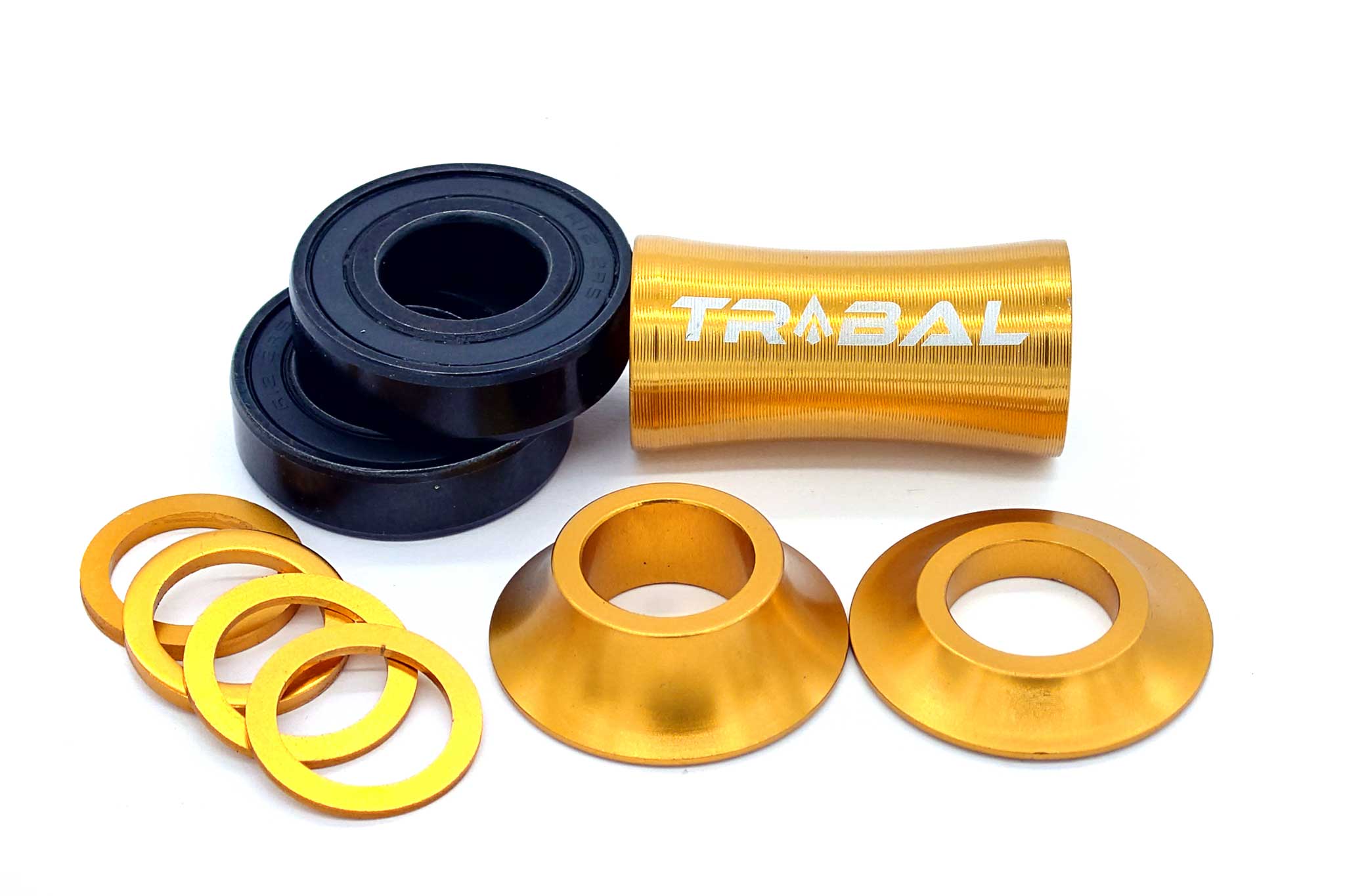 Tribal BMX Tribal Mid Bottom Bracket - Gold 19mm