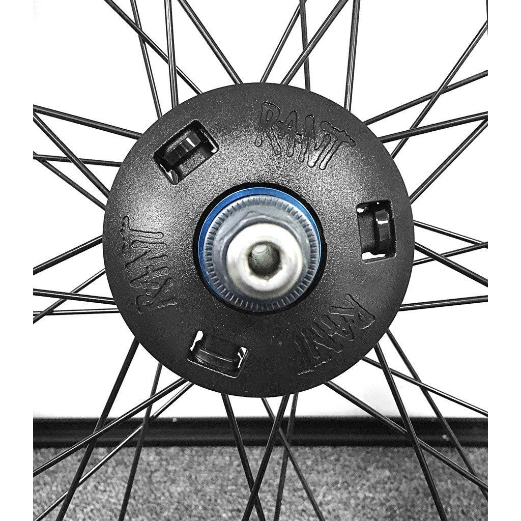 Rant Strap On Front Hub Guard - Black