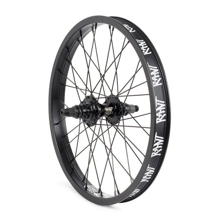 Rant 18" RHD Party On V2 Cassette Rear Wheel - Black 9 Tooth