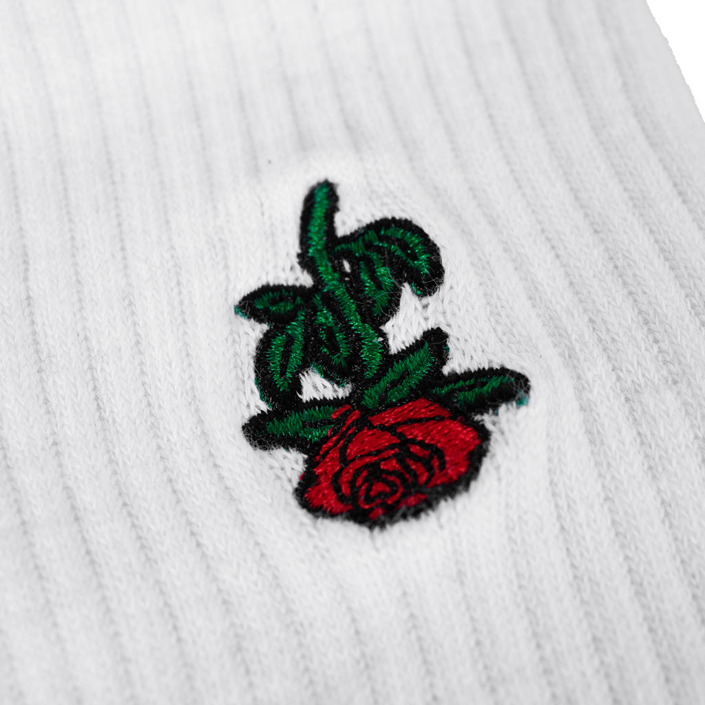 Subrosa Rose Crew Socks - Black