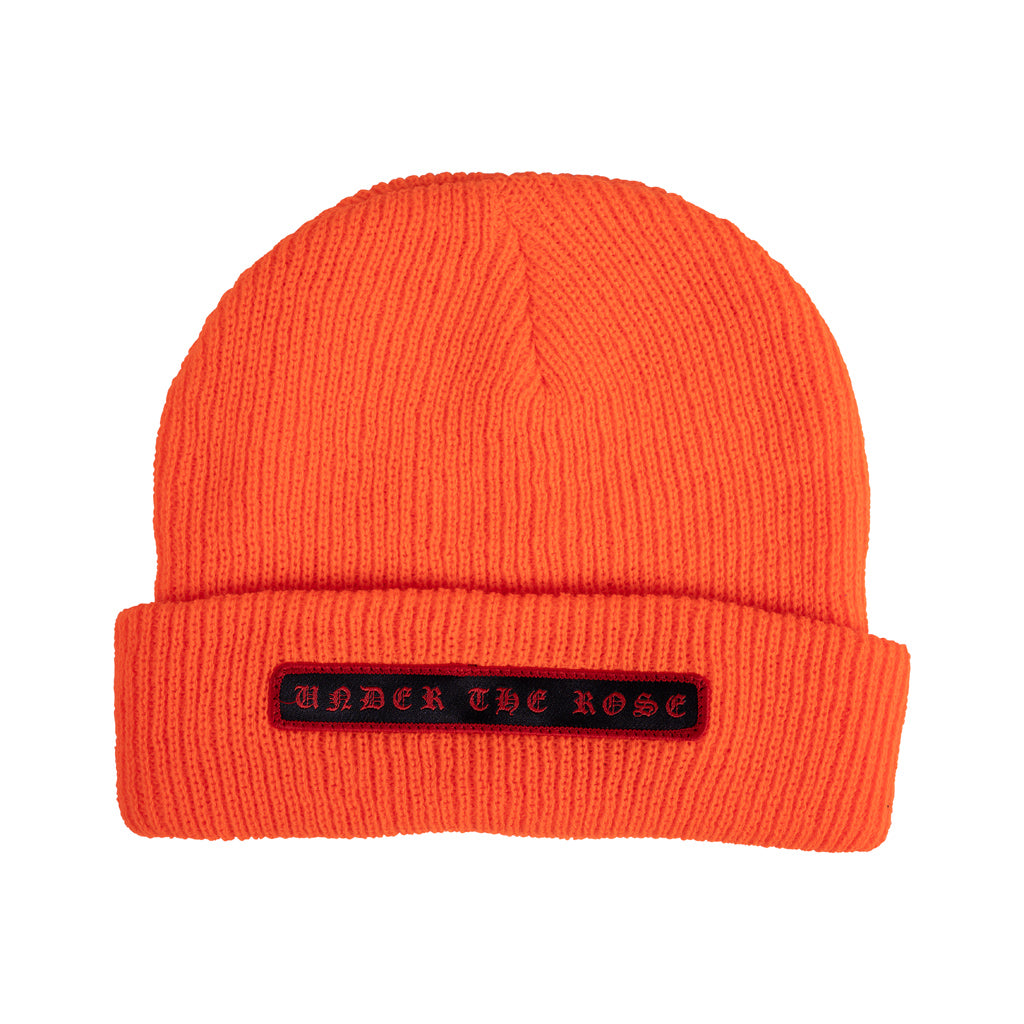 Subrosa Under The Rose Beanie - Neon Orange