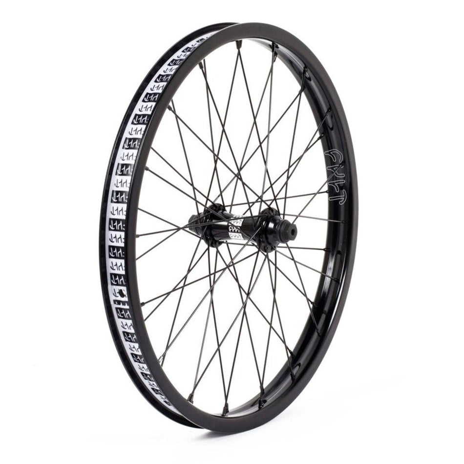 Cult Crew V2 Front Wheel With Guards - Black 10mm (3/8")