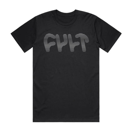Cult Lined Up T-Shirt - Black