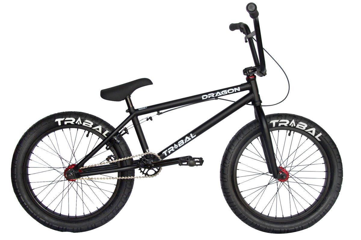 Tribal BMX Tribal Dragon 20" BMX - Matte Black With Red parts