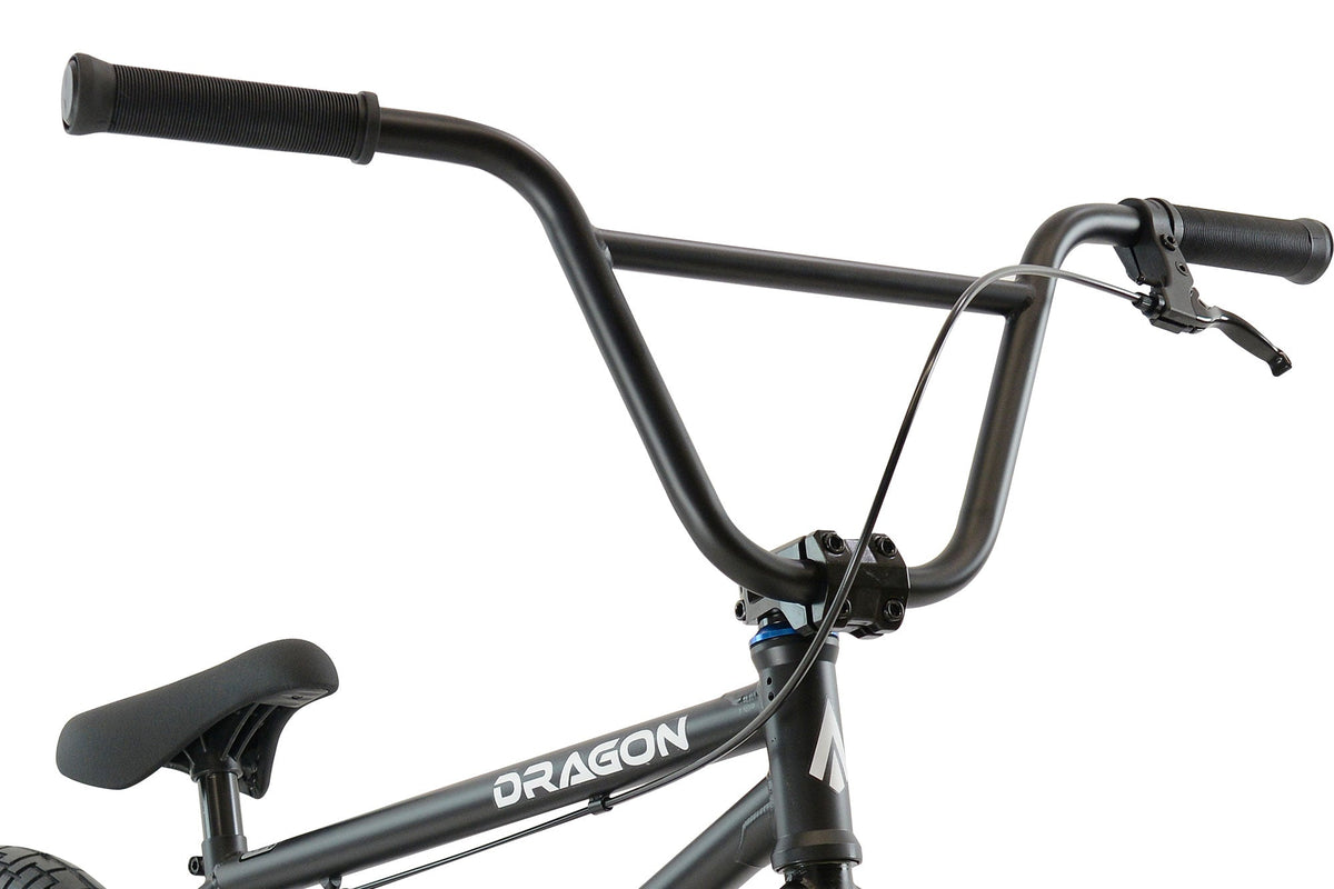 Tribal BMX Tribal Dragon 20" BMX - Matte Black With Blue parts