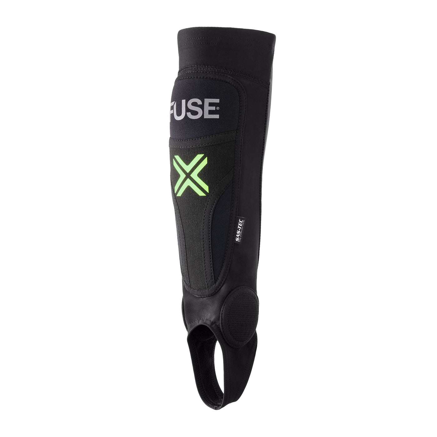 FUSE Omega Pro Shin Pad Combo In Black/Yellow With Lightweight, Breathable Design And Advanced Protection Features.