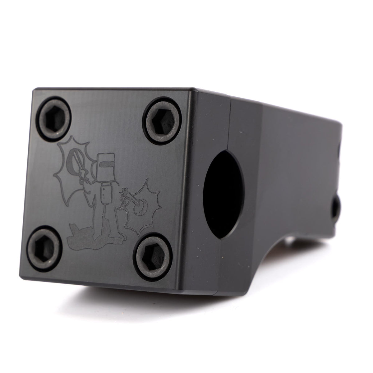 Fiend Mills Front Load Stem - Matt Black 50mm Reach
