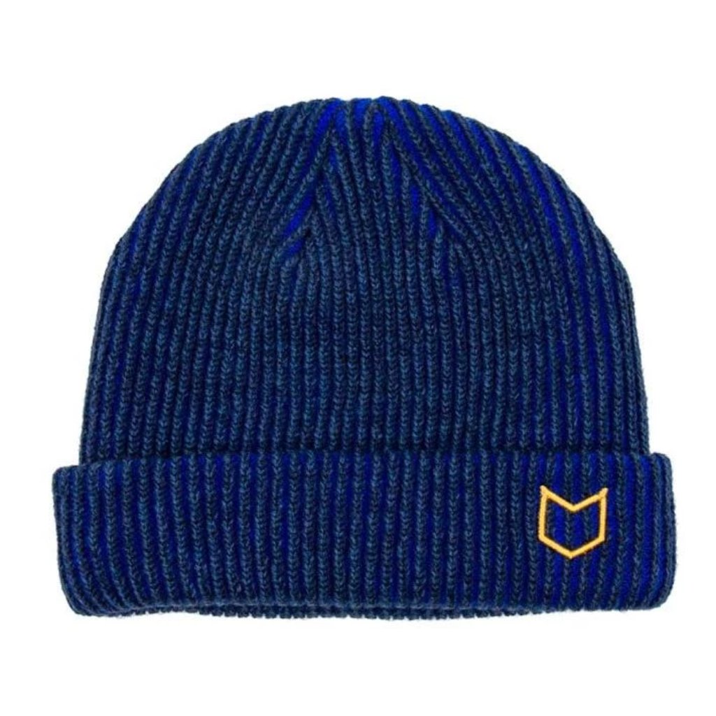 Mutiny Badge Dock Beanie - Navy Blue
