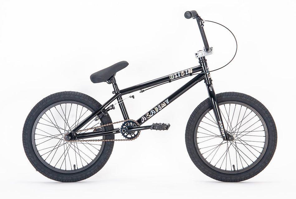 Academy Origin 18" Complete Bike - 18.0" TT -Gloss Black/Polished