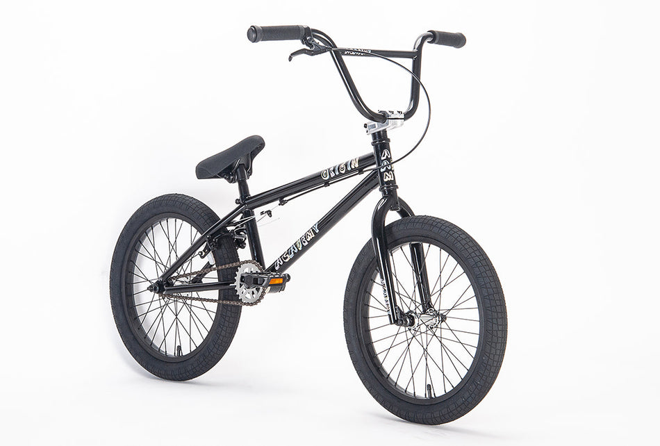 Academy Origin 18" Complete Bike - 18.0" TT -Gloss Black/Polished