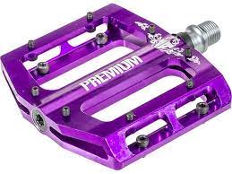 Premium Pedal PP Slim Alloy 9/16 Purple SRP