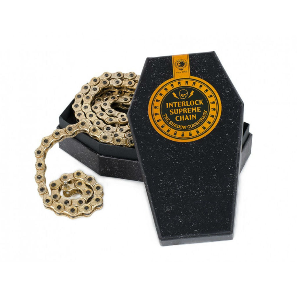 Shadow Interlock 1/8" Supreme Chain - Gold