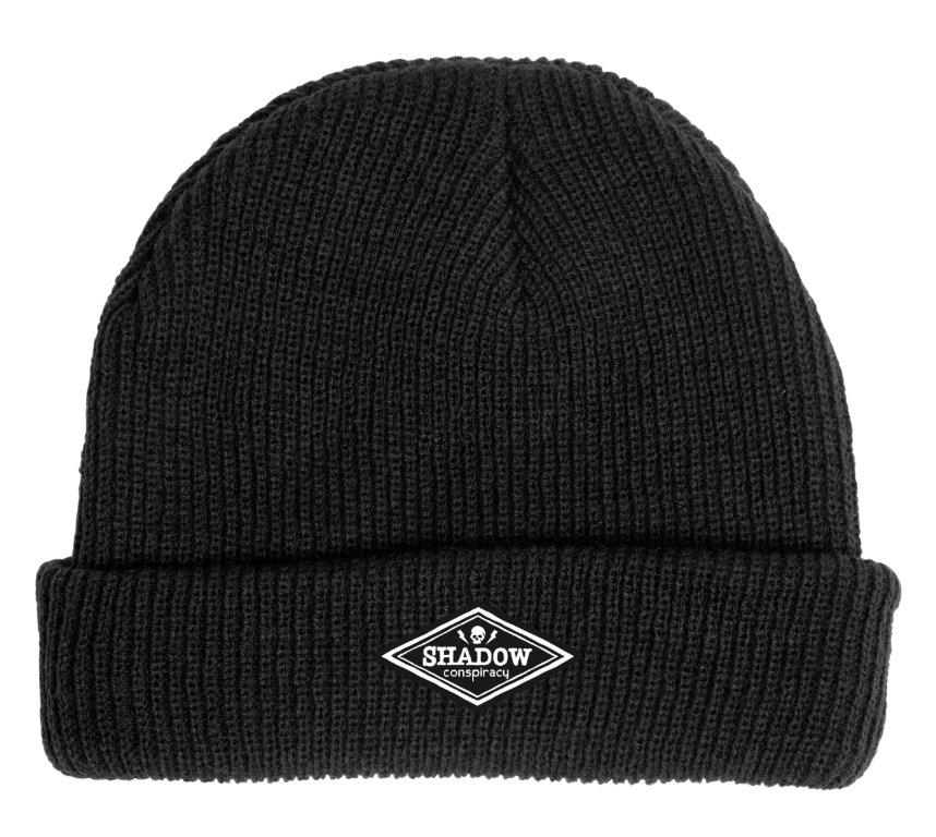 Shadow Diamond Beanie - Black