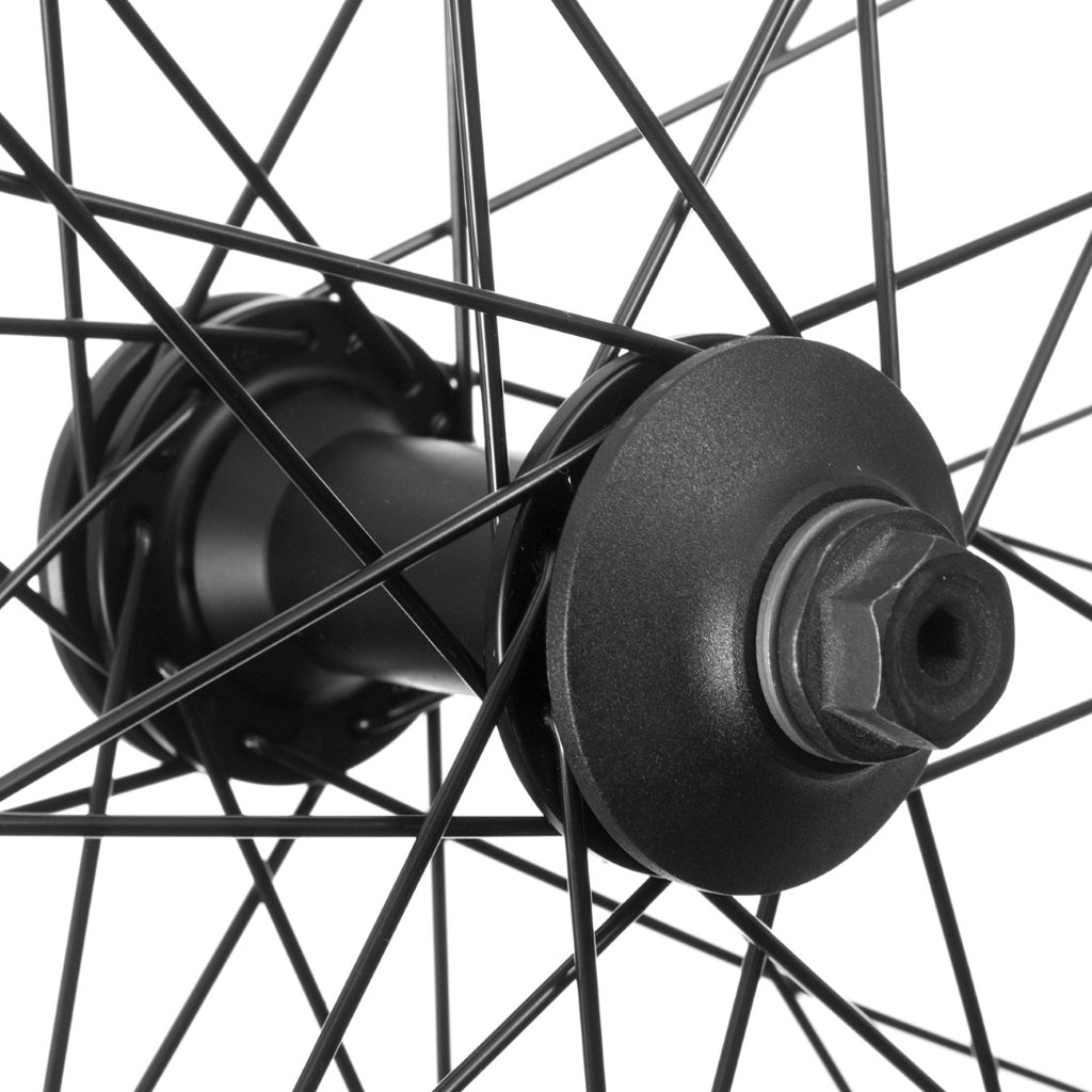 Stranger Crux V2 front hub Matt black 10mm (3/8")