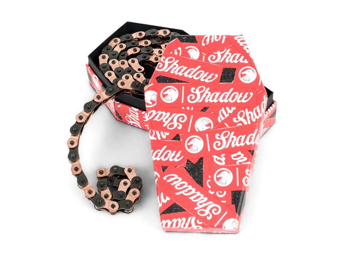 Shadow Interlock 1/8" V2 Chain - Copper / Black