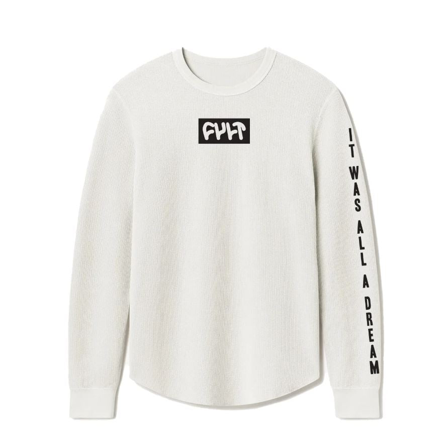 Cult All A Dream Thermal L/S T-Shirt - White