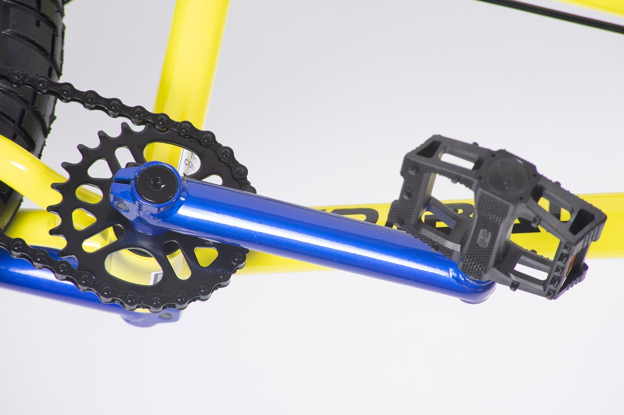 Tribal BMX Tribal Trap 20" BMX - Yellow With Blue Parts