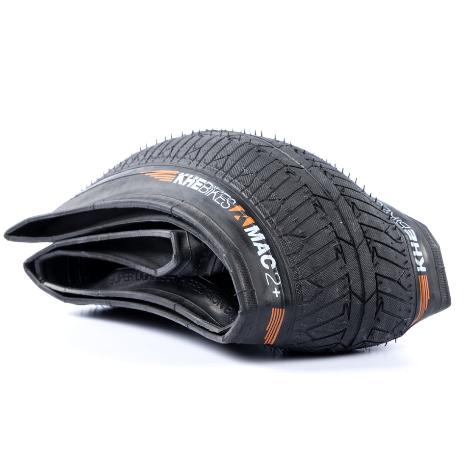 KHE Mac2+ Foldable Tyre - Black 2.30"