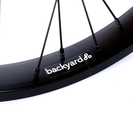Backyard RHD Cassette Rear Wheel - Black 9 Tooth