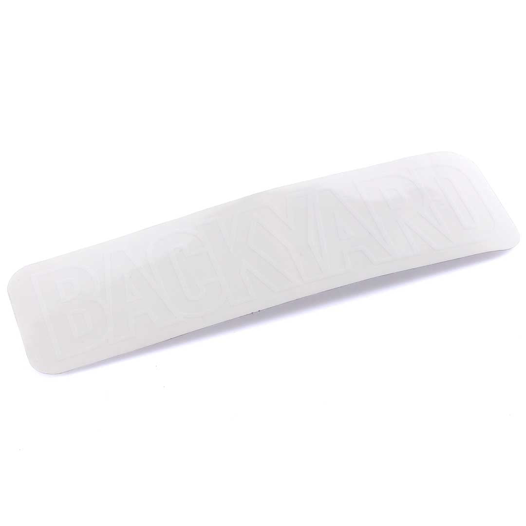 Backyard BMX Sticker - White