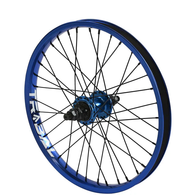 Tribal BMX Tribal 18" RHD Cassette Rear Wheel - Blue