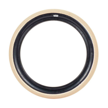Cult Vans Tyre - Cream With Black Sidewall 2.40" | BMX