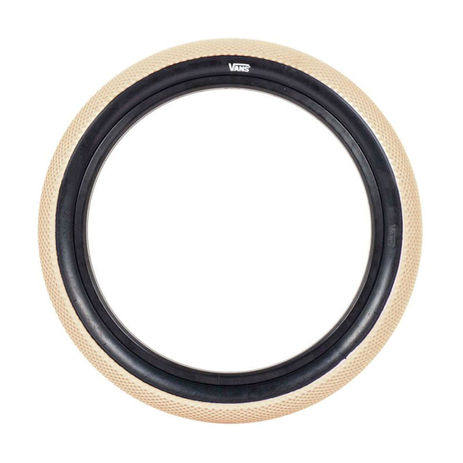 Cult Vans Tyre - Cream With Black Sidewall 2.40" | BMX