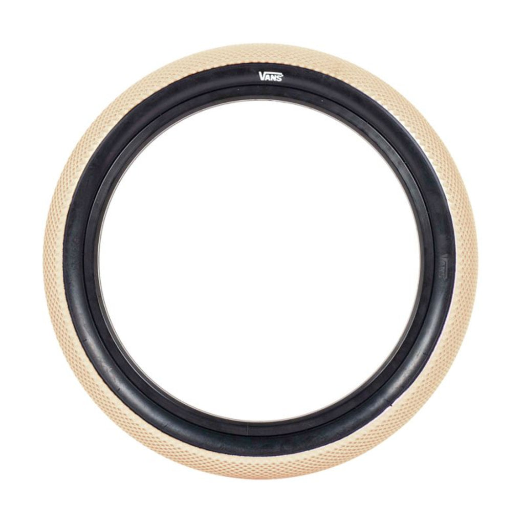 Cult Vans Tyre 16" - Cream With Black Sidewall 2.30"