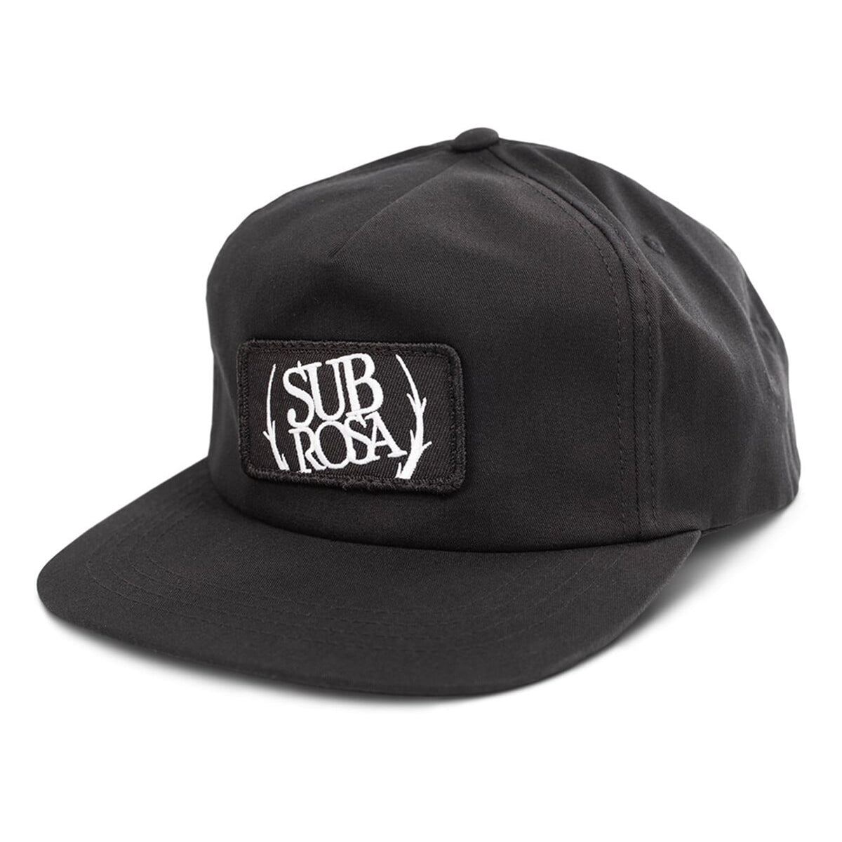 Subrosa Bold Patch Snapback Cap - Black | BMX