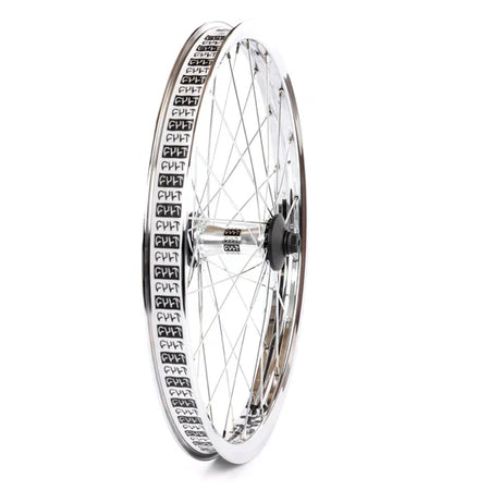 Cult Crew V2 Front Wheel With Guards - Chrome 10mm (3/8")