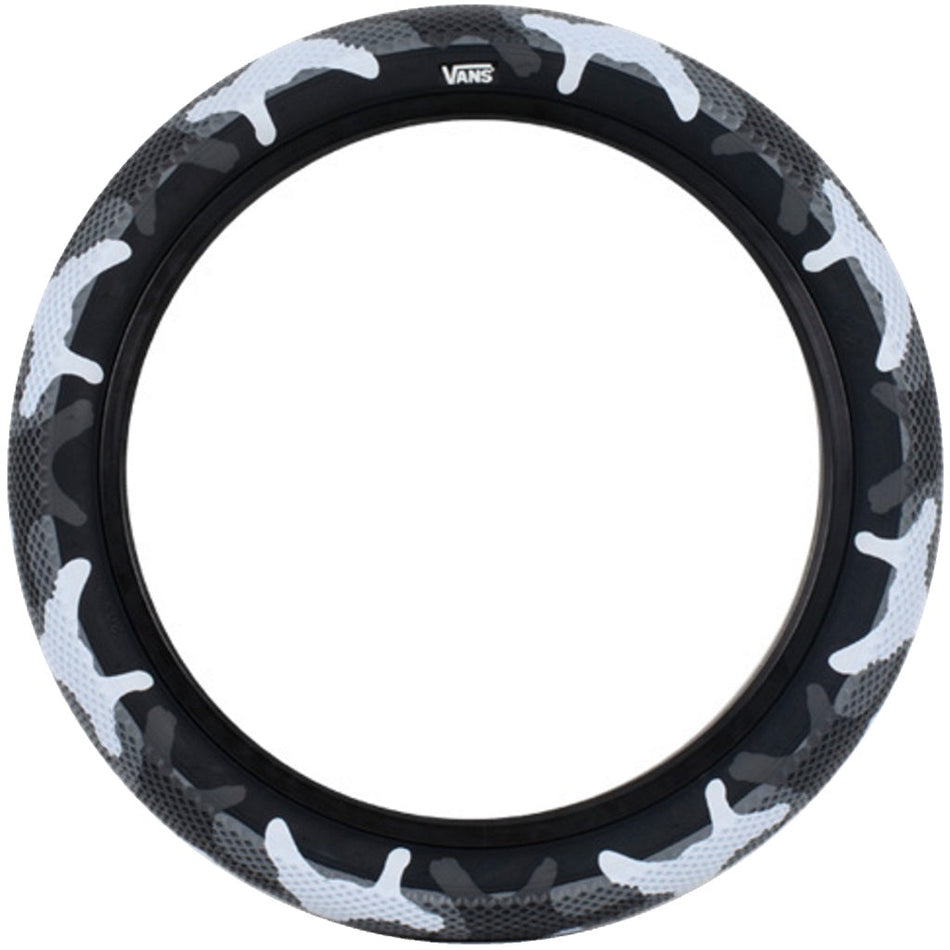 Cult Vans Tyre 20" - Grey Camo With Black Sidewall 2.40"