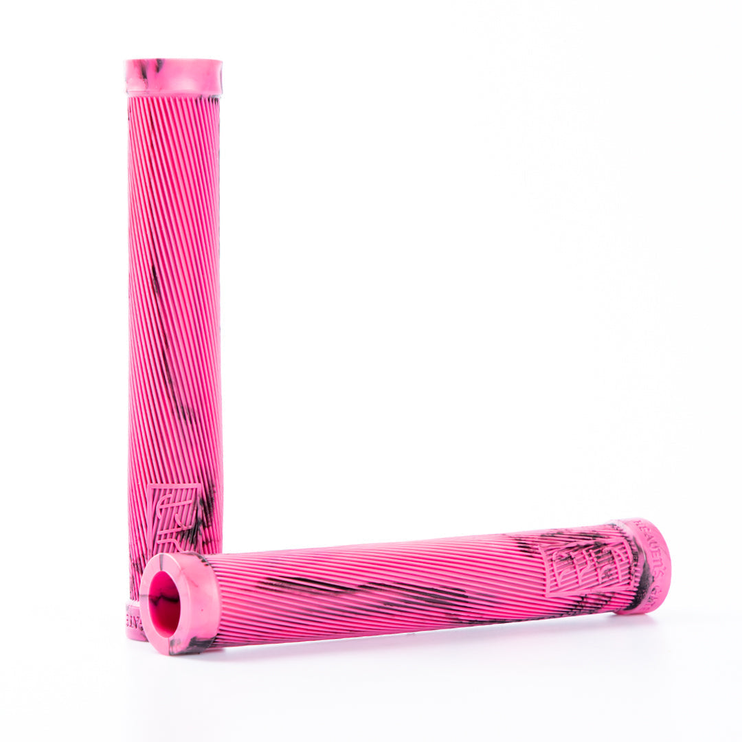 Cult Begin Flangeless Grips - Rose Pink Swirl