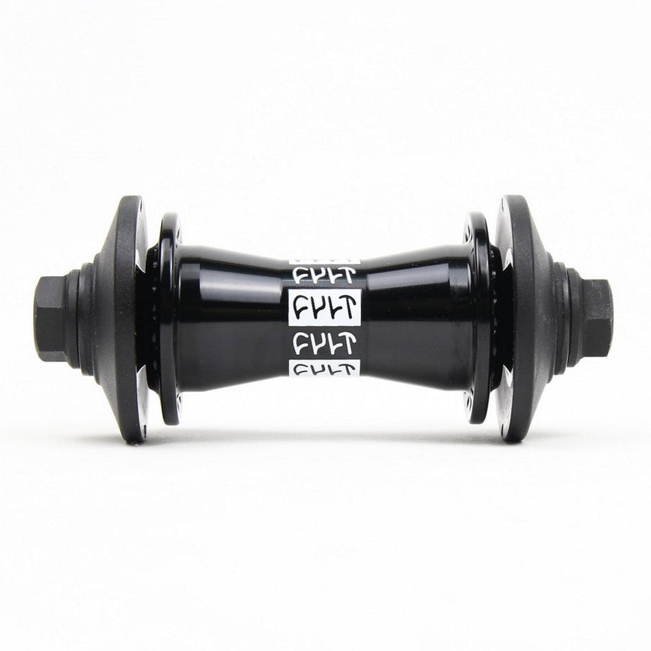 Cult Crew front hub with hubguards Black 10mm (3/8")