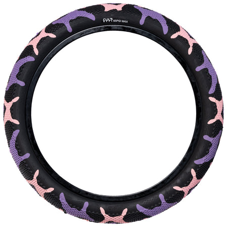 Cult Vans Tyre 26" - Purple Camo With Black Sidewall 2.10"