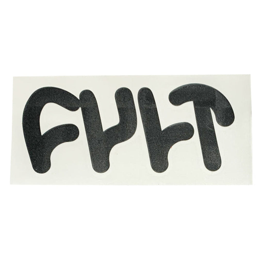 Cult Thick Logo Die Cut Sticker - Black