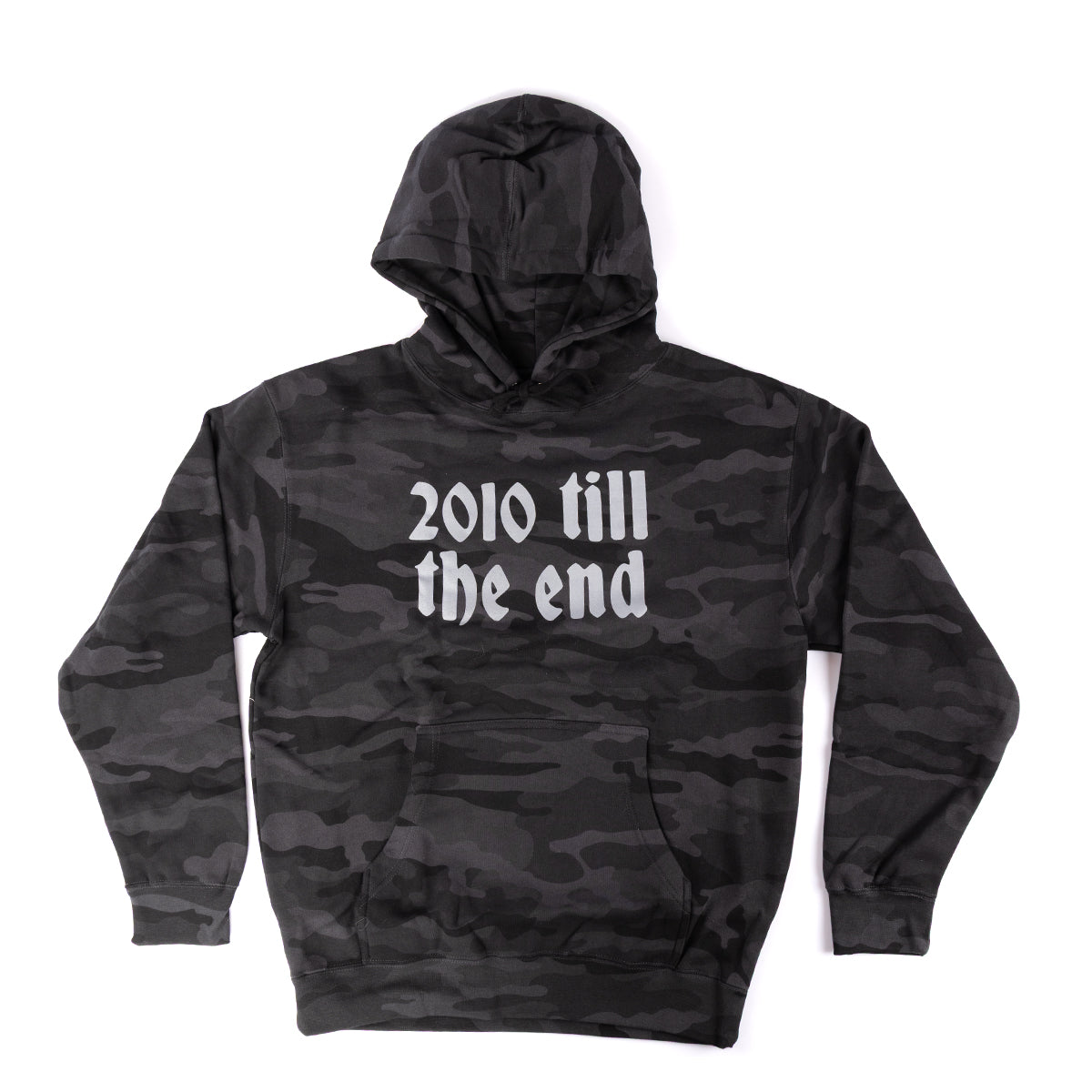 Cult Till The End Hoodie - Black Camo