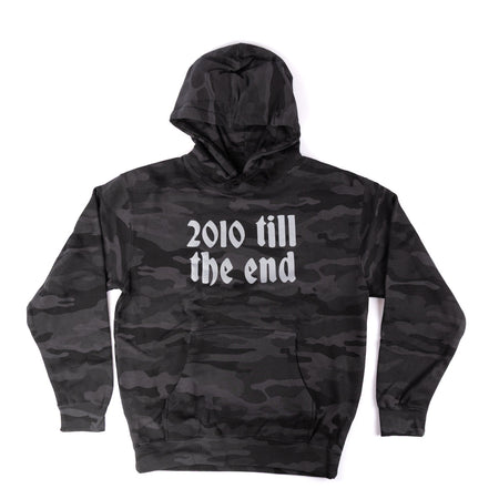 Cult Till The End Hoodie - Black Camo