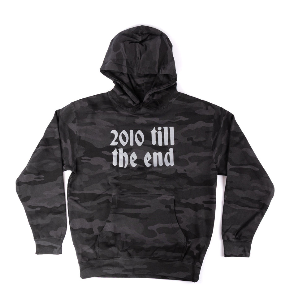 Cult Till The End Hoodie - Black Camo
