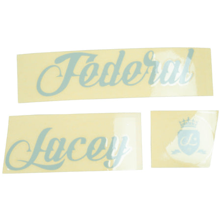 Federal Lacey Frame Sticker Set - Grey