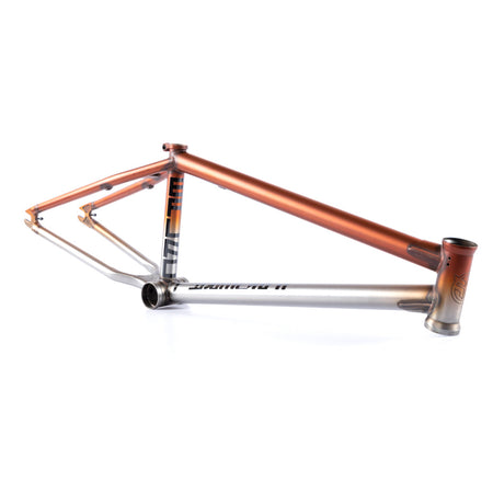 Federal Bruno ICS2 Frame - Matt Trans Burnt Orange To Raw Fade | BMX