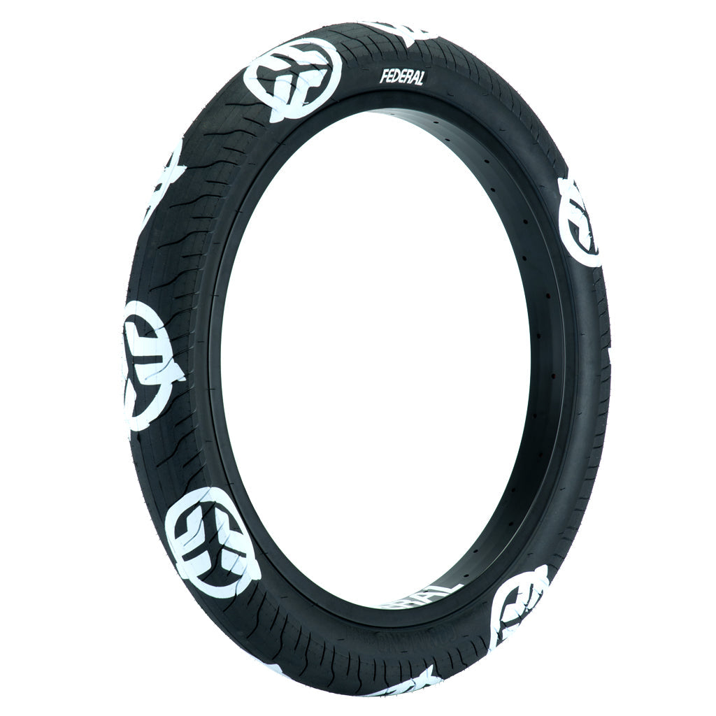 Federal Command LP Tyre 20" - Black With White Logos 2.40"