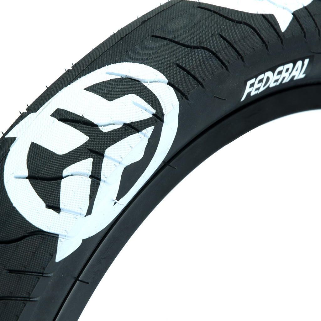 Federal Command LP Tyre 20" - Black With White Logos 2.40"