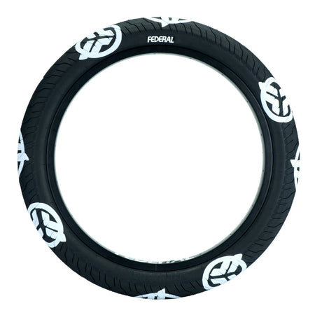 Federal Command LP Tyre 20" - Black With White Logos 2.40"